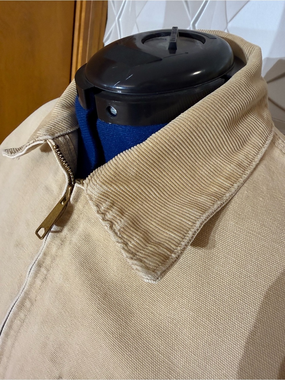 Vintage 90’s Carhartt Detroit Men’s Work Jacket - Lightweight Duck - Picture 6 of 8